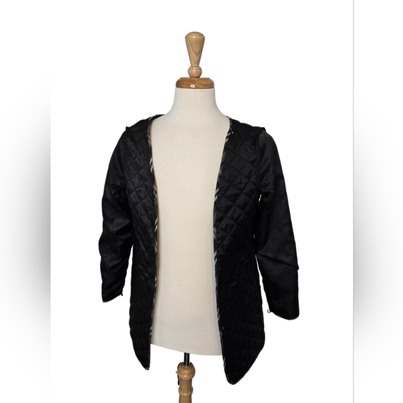 London Fog Heritage Black Trench Coat with Removable Quilted Liner Size M - Picture 9 of 11